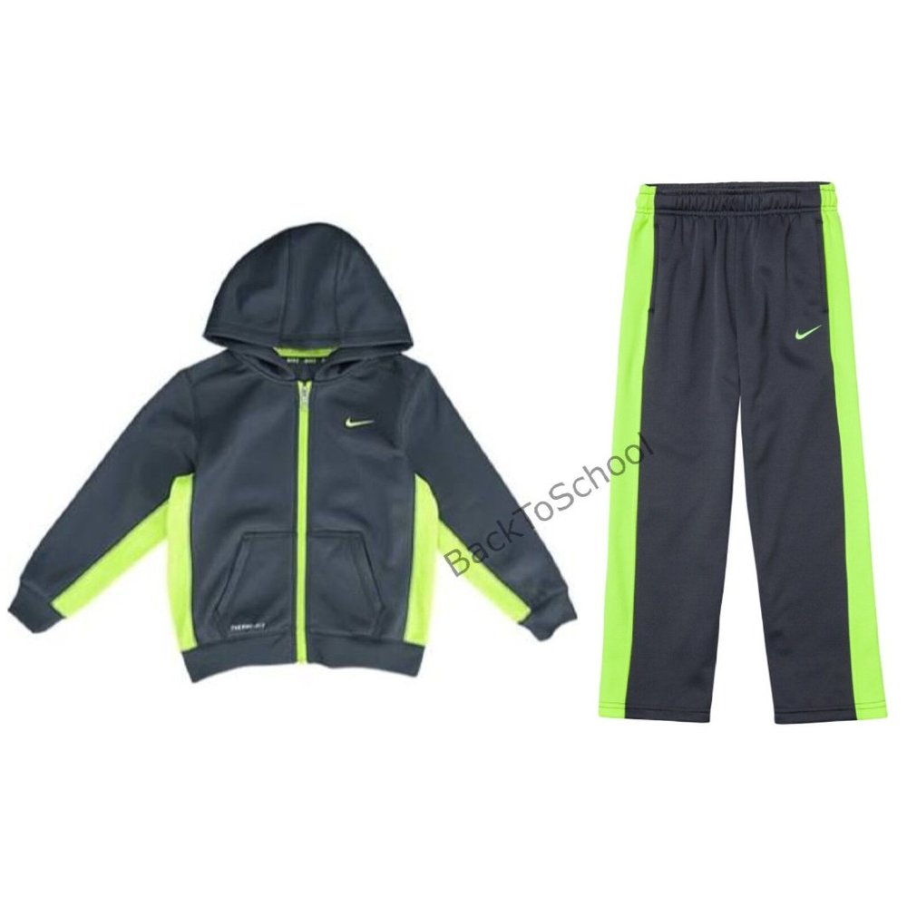 NIKE KO 2.0 Zip Therma-FIT Fleece Hoodie Sweatpants Matching Set - Boys Size 4